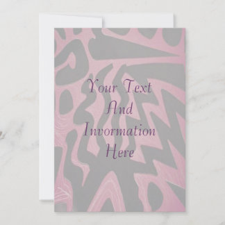 Funky Purple Invitation