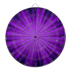 funky purple sun stripes abstract dartboard