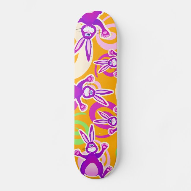 Funky rabbit, skate skateboard (Front)