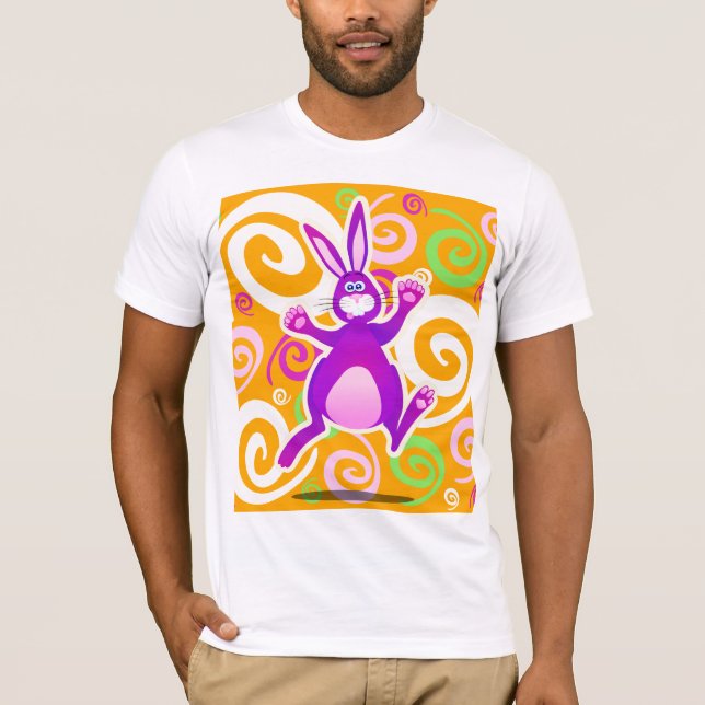 Funky rabbit, t-shirt (Front)