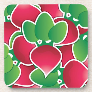 Funky radish coaster