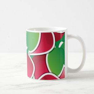 Funky radish coffee mug