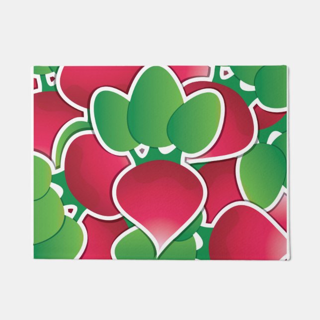 Funky radish doormat (Front)