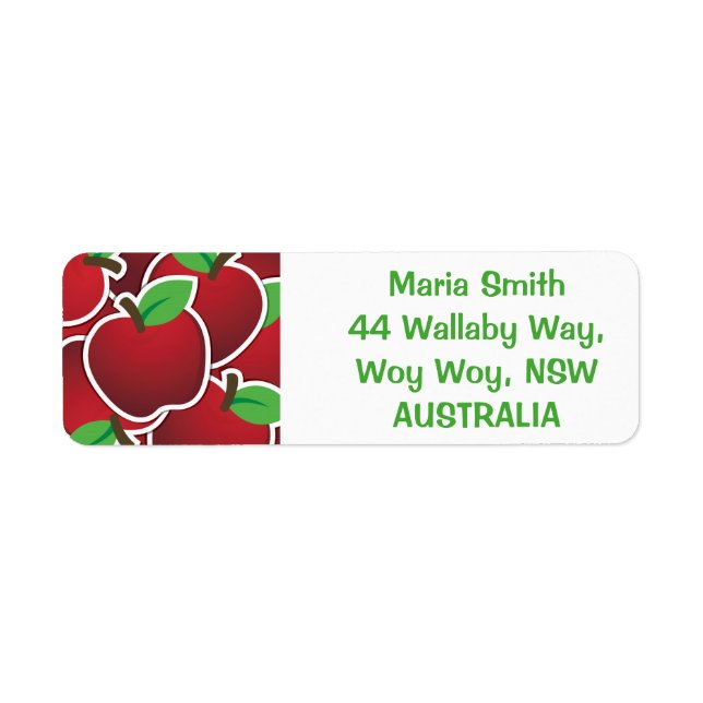 Funky red apple (Front)