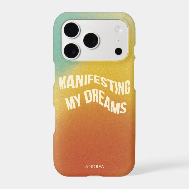 Funky Retro Grainy Gradient Texture Manifestation (Back)