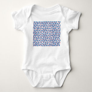 Funky Retro Neon: Vintage Seamless Baby Bodysuit