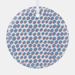 Funky Retro Neon: Vintage Seamless Glass Tree Decoration