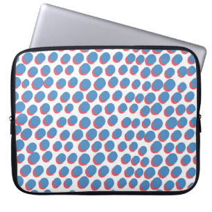 Funky Retro Neon: Vintage Seamless Laptop Sleeve