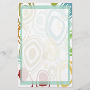 Funky Retro Pattern Stationery
