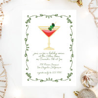Funky Retro Whimsical Christmas Cocktail Party