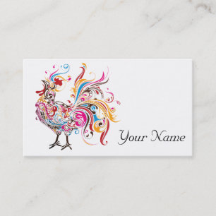Funky Rooster Business Card