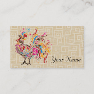 Funky Rooster Business Card