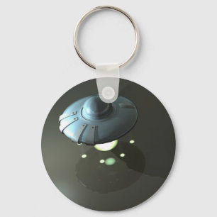 Funky Saucer 1 Keychain