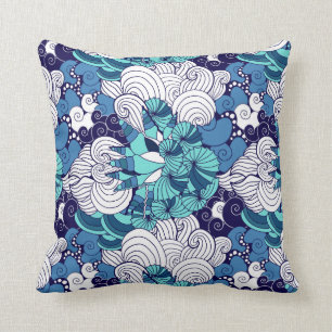Funky Seashell Pattern Cushion