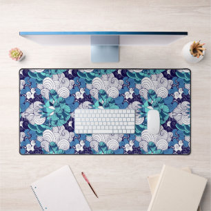 Funky Seashell Pattern Desk Mat