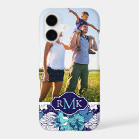 Funky Seashell Pattern| Your Photo & Monogram