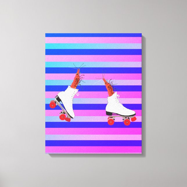 Funky  Shrimps Wall Art (Front)