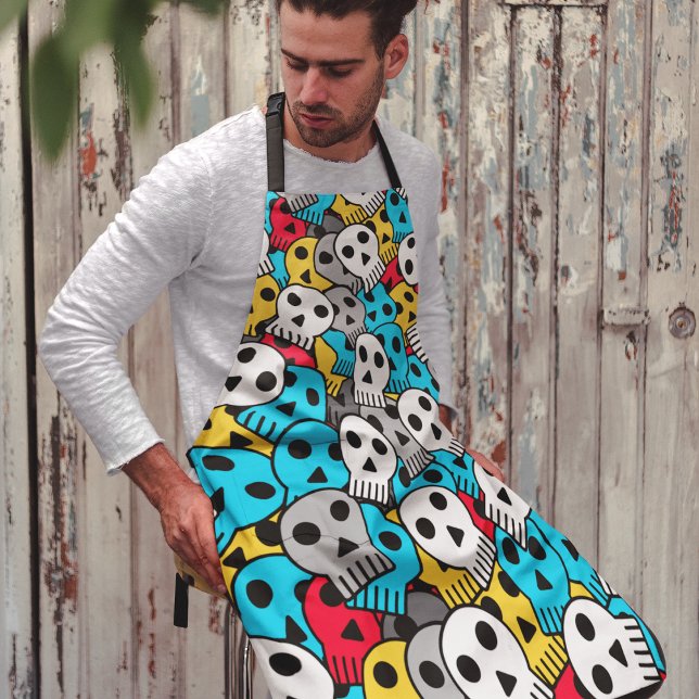 Funky Skulls Apron (Creator Uploaded)