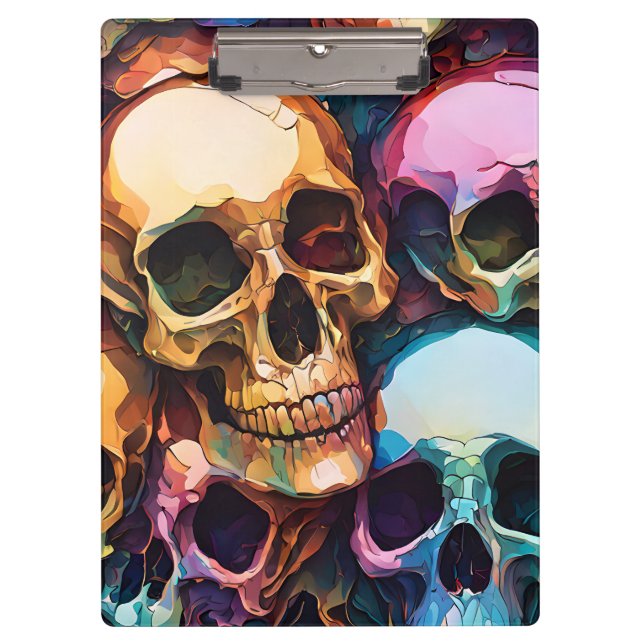 Funky Skulls Clipboard (Front)