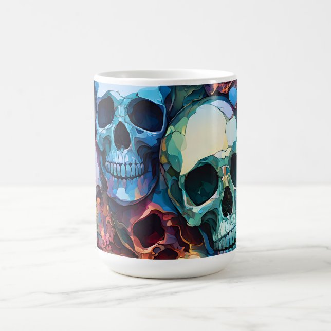 Funky Skulls Coffee Mug (Center)
