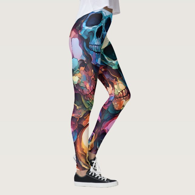 Funky Skulls Leggings (Right)