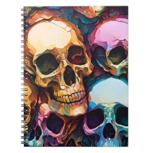 Funky Skulls Notebook