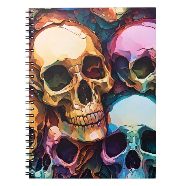 Funky Skulls Notebook (Front)