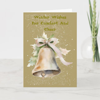 Funky Snow Bell Celebration Card