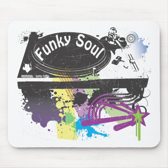 Funky Soul Mouse Mat (Front)