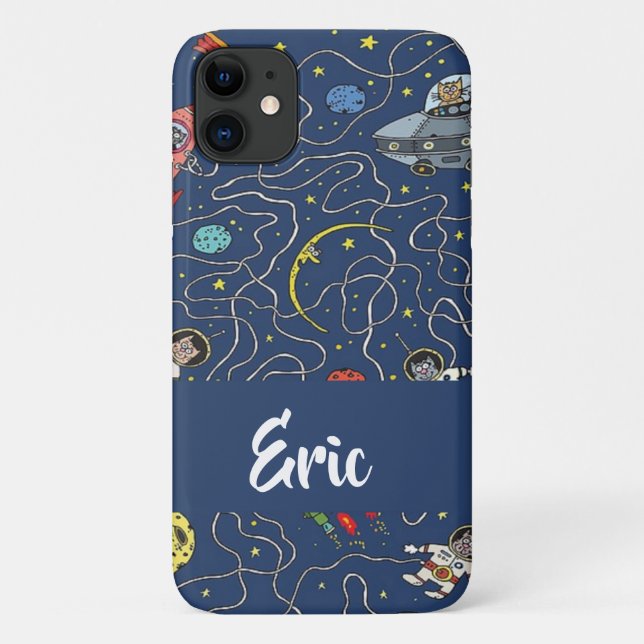 Funky space cats Case-Mate iPhone case (Back)