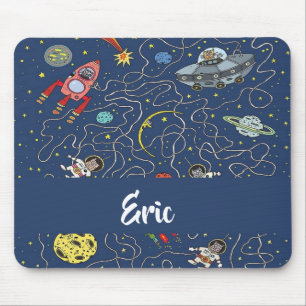 Funky space cats mouse mat