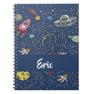 Funky space cats notebook