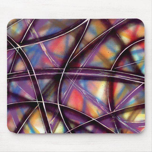 Funky Space Highway Mouse Mat (Front)