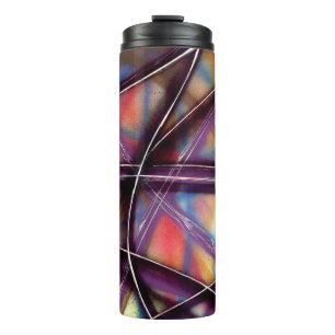 Funky Space Highway Thermal Tumbler
