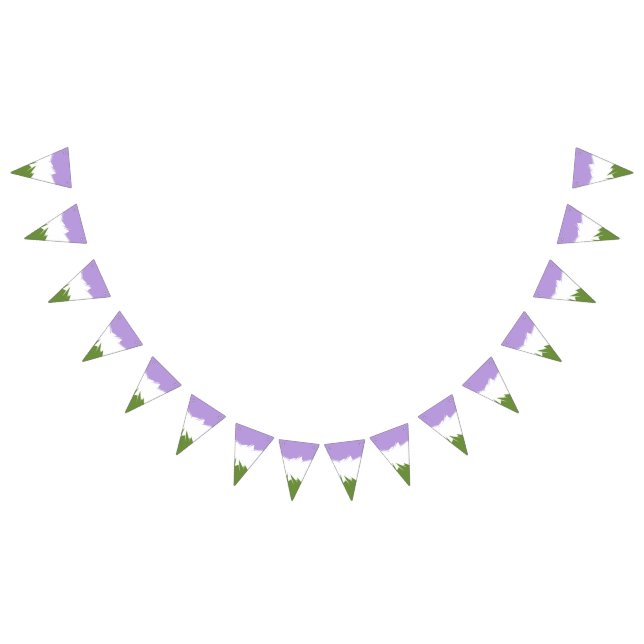 Funky Spiky ZigZag Abstract Genderqueer Pride Flag (All)