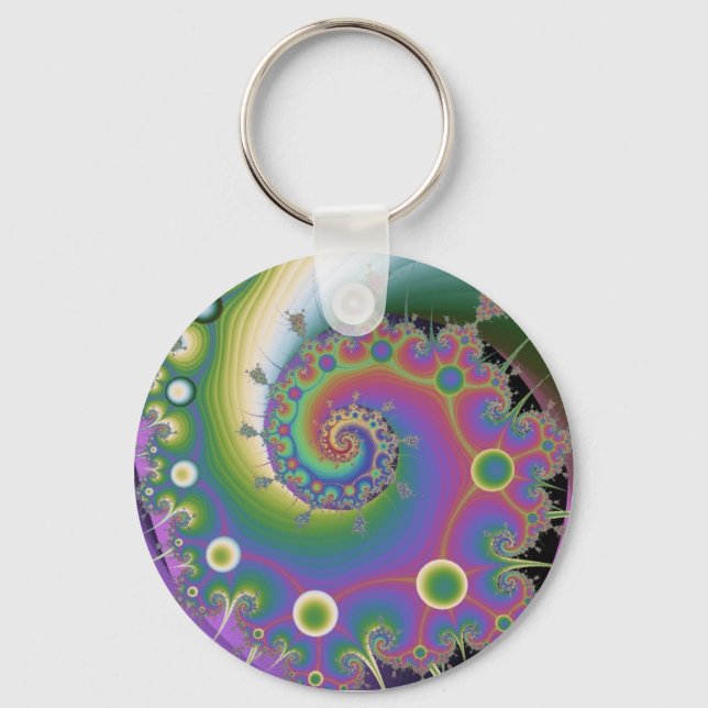 Funky Spiral Keychain (Front)