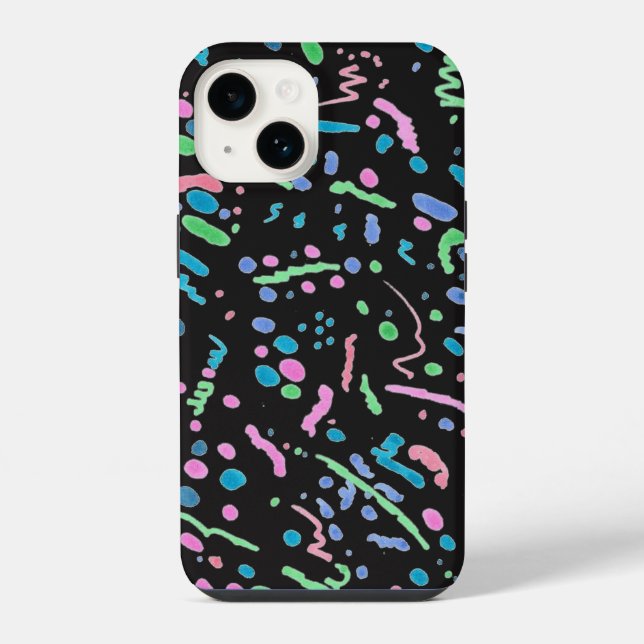 Funky Splatter iPhone Case (Back)