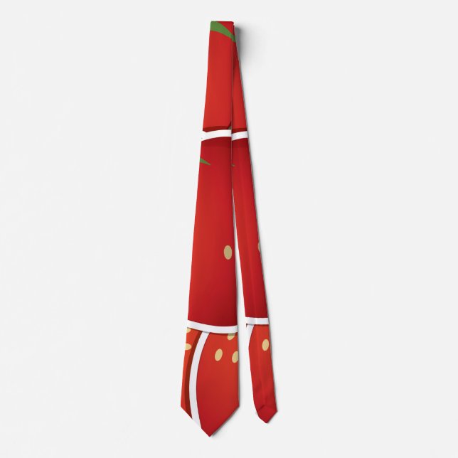 Funky strawberries tie (Front)