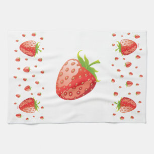 Funky Strawberry Tea Towel