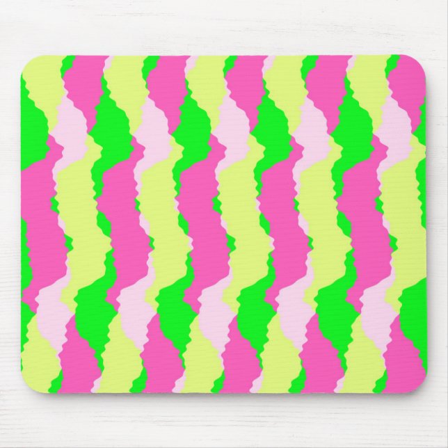 Funky Stripes 2011 Mouse Mat (Front)