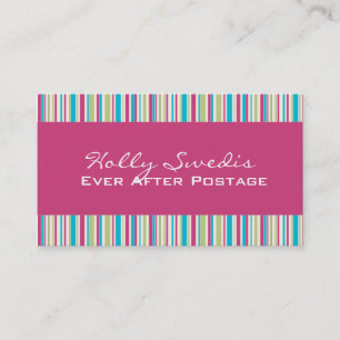 Funky Stripes Business Card