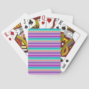 Funky stripes Poker Playing Cards