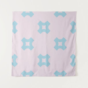 Funky style geometric seamless pattern with crosse tapestry
