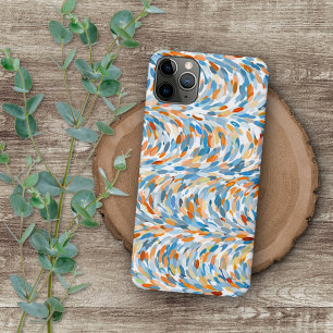 Funky Summer Colours Paint Splatter Art Pattern iPhone 11 Pro Max Case