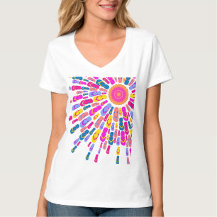 Funky Summer Sun Flip-Flops Rays T-Shirt