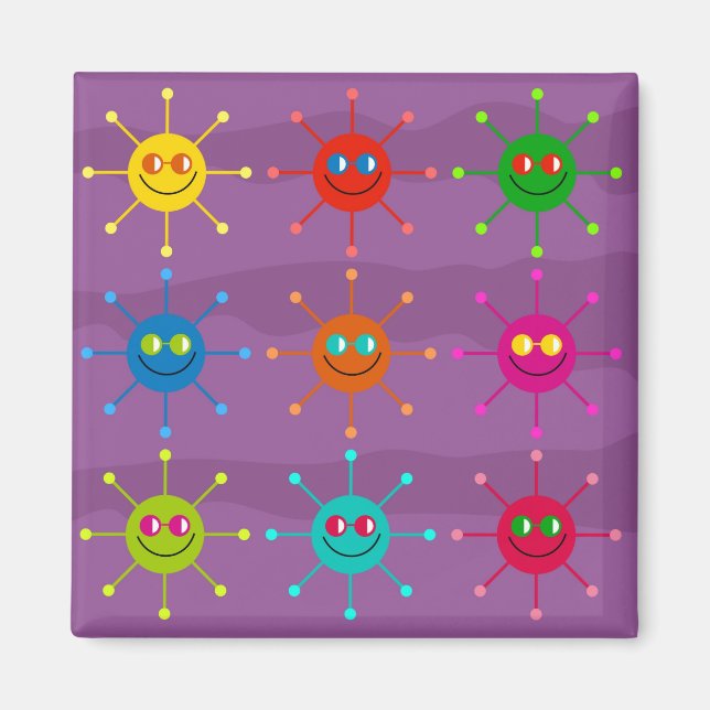 Funky Sun Magnet (Front)