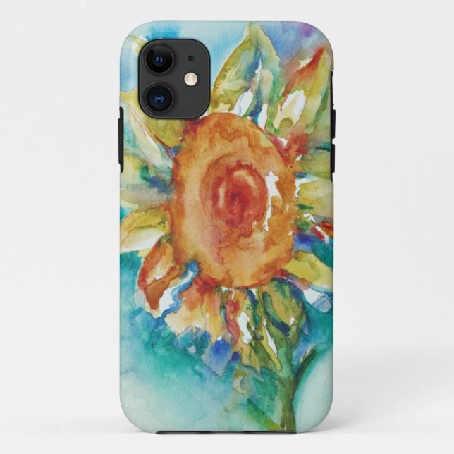 Funky Sunflower Case-Mate iPhone Case (Back)