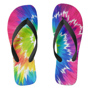 Funky Tie Dye Chappal 🌈✨ Flip Flops
