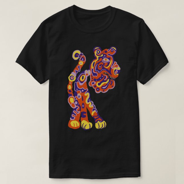 Funky tiger T-Shirt (Design Front)