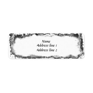 Funky Torn Paper Address Labels